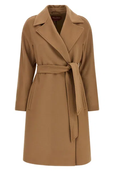 Max Mara 'dravenna' Coat In Beige