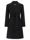 Max Mara Dravenna Coat In Black