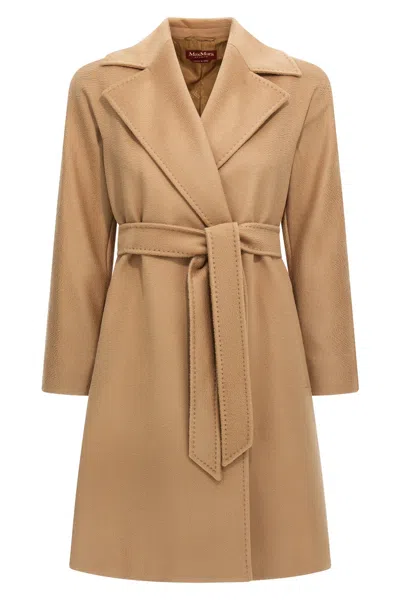 Max Mara 'dravenna' Coat In Brown