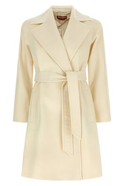 Max Mara Dravenna Coat In White
