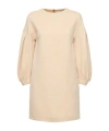 Max Mara Draw Rope Plain Knitted Mini Dress