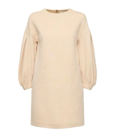 Max Mara Draw Rope Plain Knitted Mini Dress