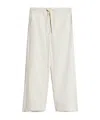 Max Mara Draw Rope Waist Sweatpants In White