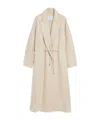 Max Mara Bertone Oversized Cashmere Coat In Nude