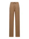 Max Mara Gatti Elasticated-waist Trousers In Brown