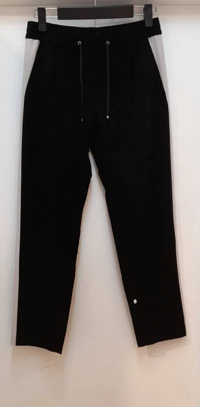 Max Mara Drawstring Casual Pants In Black