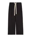 Max Mara Drawstring Casual Pants In Black