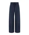 Max Mara Drawstring Casual Pants In Multi