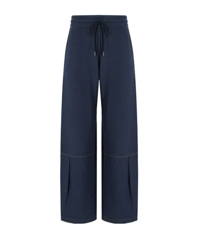 Max Mara Drawstring Casual Pants In Multi
