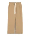 Max Mara Drawstring Casual Pants In Brown