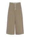 Max Mara Drawstring Casual Pants In Brown
