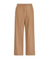 Max Mara Drawstring Casual Pants In Brown