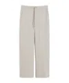 Max Mara Drawstring Casual Pants In Gray