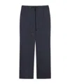 Max Mara Drawstring Elastic Waist Casual Pants In Black