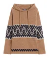 Max Mara Mohair-blend Jacquard Sweatshirt In Brown