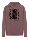 Max Mara Felpa Sfinge In Lana Prugna  Donna In Purple