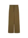 Max Mara Meditto Belted Wide-leg Trousers In Brown