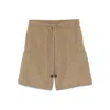 Max Mara Elastic Waist Shorts In Brown