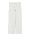 Max Mara 's  Drawstring Straight Leg Pants In White