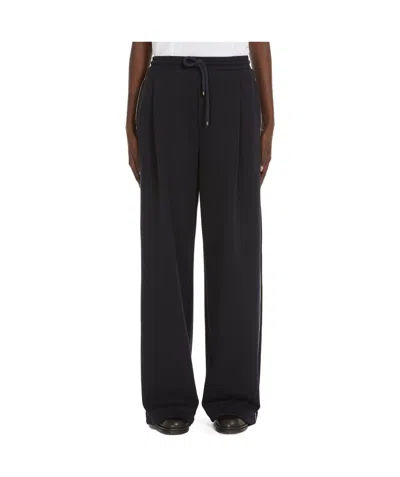 Max Mara Drawstring Sweatpants In Black