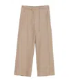 Max Mara Drawstring Sweatpants In Brown