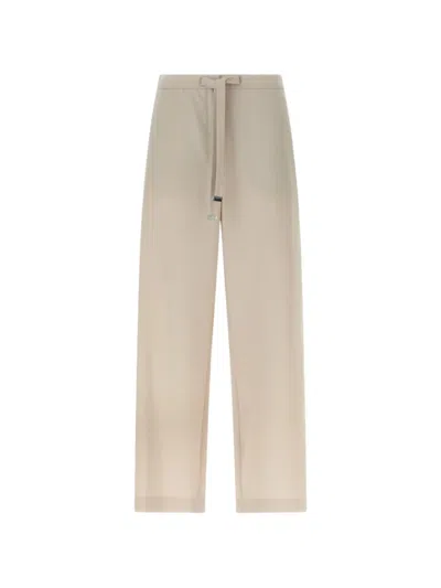 Max Mara Drawstring Trousers In Neutral