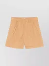Max Mara Drawstring Waistband Shorts Eyelet Detailing