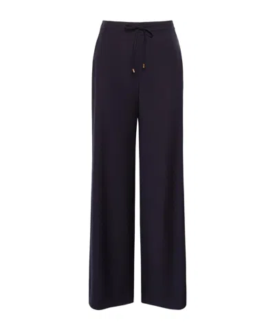 Max Mara Drawstring Wide-leg Trousers In Multi