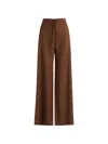 Max Mara Drawstring Wide-leg Trousers In Black