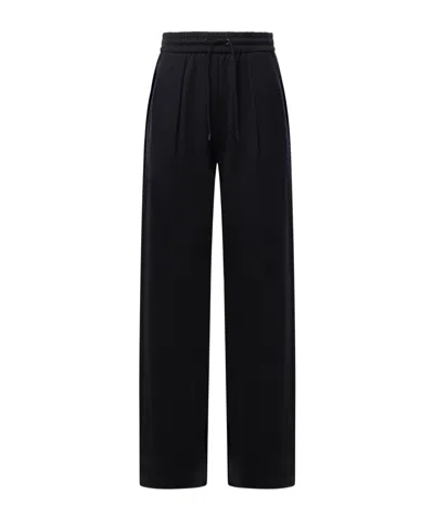Max Mara Drawstring-waist Track Pants In Navy Blue