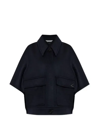 Max Mara Dream Cashmere Poncho In Black