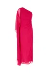 Max Mara Studio Vallet Silk Maxi Dress In 017