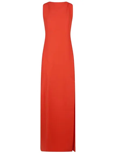 Max Mara Dress In Orange