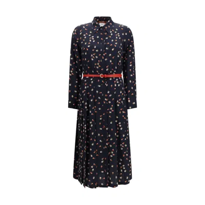 Max Mara Dress In Animal Print