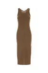 Max Mara Women's Simeone Linen Sleevesless Dress In Brown