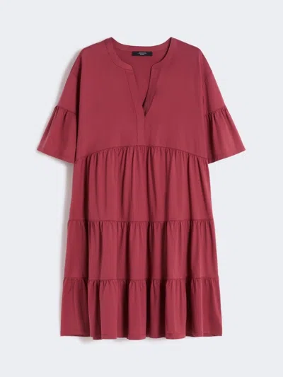 Max Mara Dress In Jersey Woman Cherry In Other