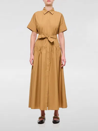 MAX MARA DRESS MAX MARA WOMAN COLOR BEIGE,G67870022