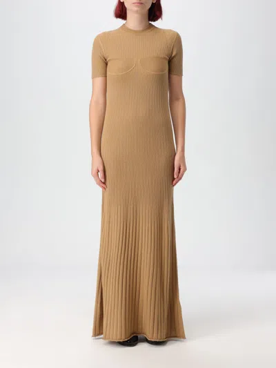 MAX MARA DRESS MAX MARA WOMAN COLOR BEIGE,F84131022