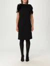 Max Mara Dress Woman Black In Black