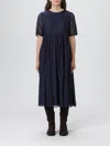 Max Mara Dress  Woman Color Blue In Blue