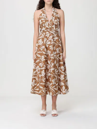 MAX MARA MAX MARA PRINTED COTTON MIDI DRESS,I08321032