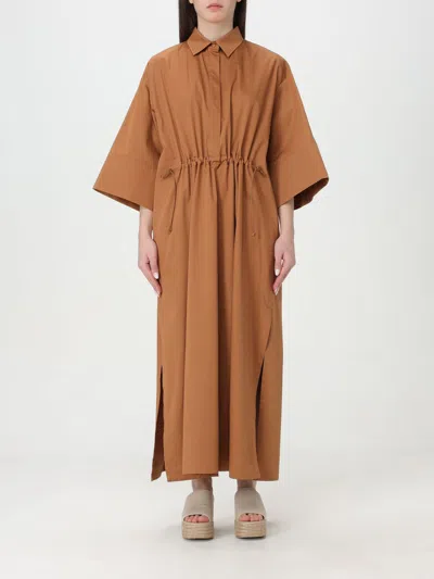 Max Mara Dress  Woman In Brown