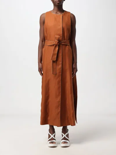 Max Mara Dress  Woman In Copper