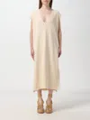 Max Mara Dress Woman Cream In Neutral