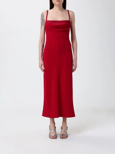 Max Mara Dress  Woman Color Geranium In Burgundy
