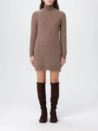 Max Mara Dress  Woman Color Grey In Brown