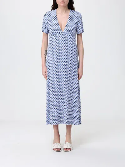 Max Mara Dress  Woman Color Multicolor In Blue