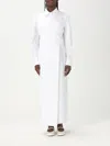 Max Mara Wrap Design Dress Buttoned Cuffs In White