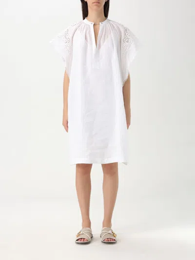 MAX MARA DRESS MAX MARA STUDIO WOMAN COLOR WHITE,G80229001