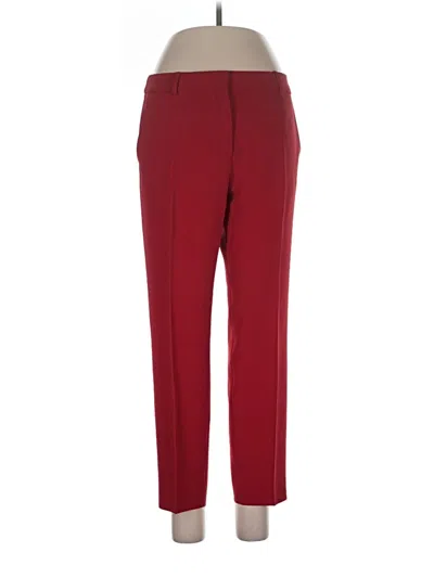 Pre-owned Max Mara Dress Pants In Red